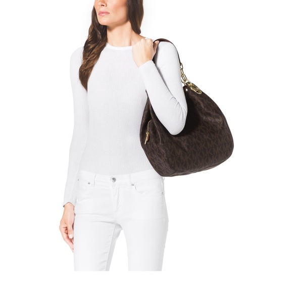 Michael Kors Fulton Large Shoulder Bag - Picture 2 of 6